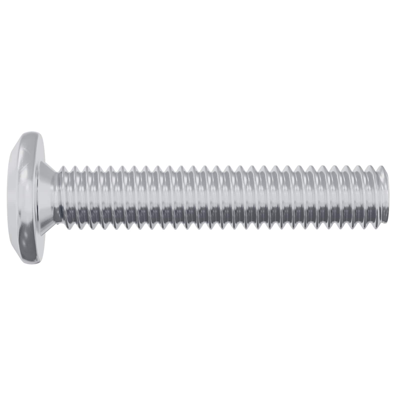 Vijak s plastičnom glavom 2 pcs Srebrno M6 x 30 mm Čelik