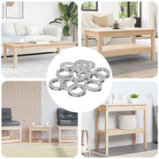 Užičasti zamašnjak 12 pcs Bijelo 13 x 1 mm Željezo
