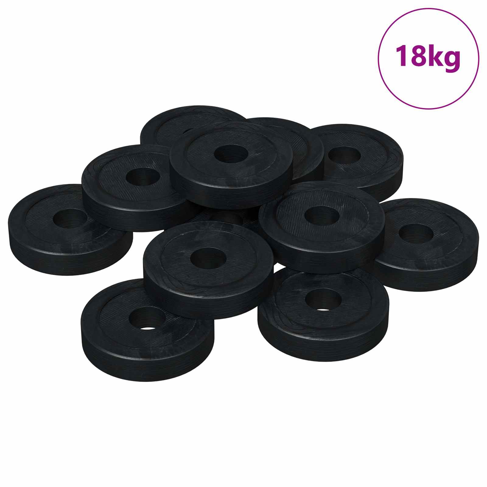 prikladno za ravne podloške 36000 pcs Crna ∅15 x 3 mm