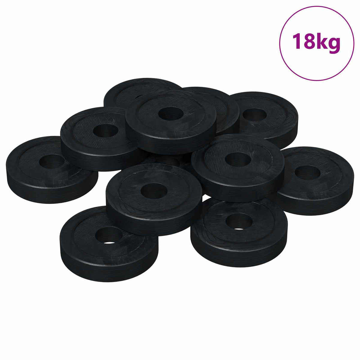 prikladno za ravne podloške 36000 pcs Crna ∅15 x 3 mm