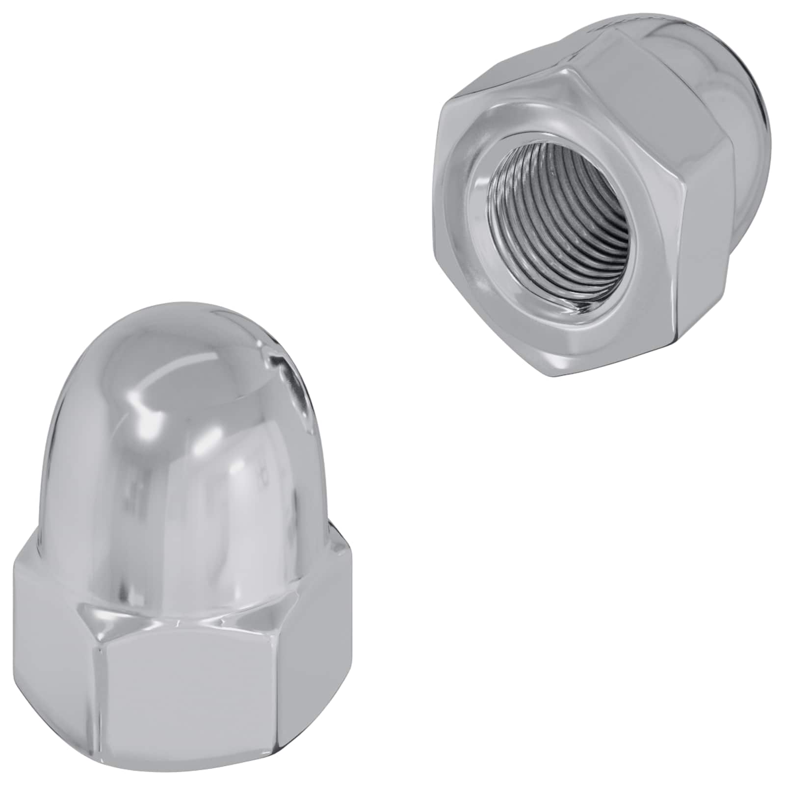 Žir 2 pcs Srebrno M6 x 10 mm Željezo