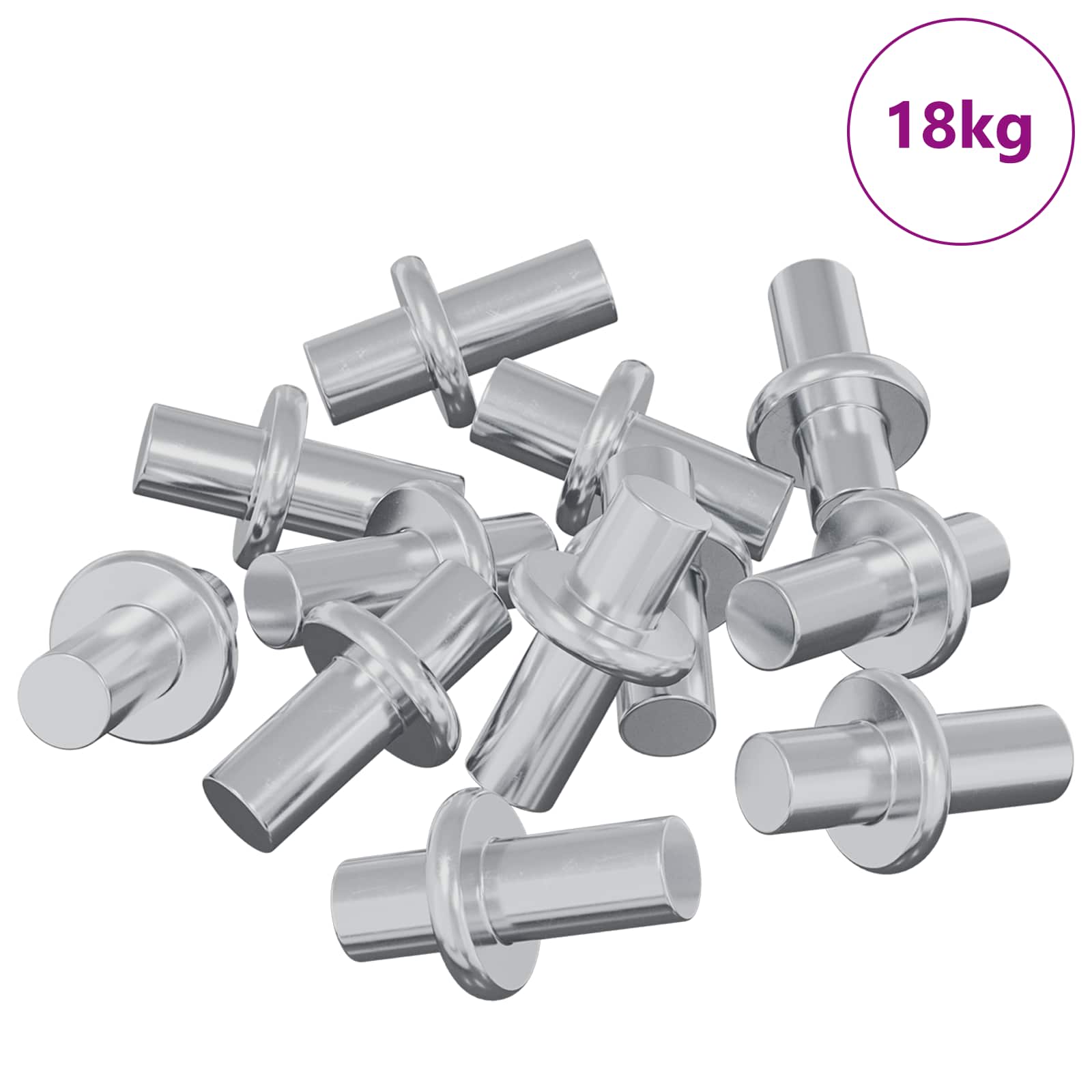 Polica Kuka 4500 pcs Srebrno 8,6 x 8,6 x 14,6 mm Čelik