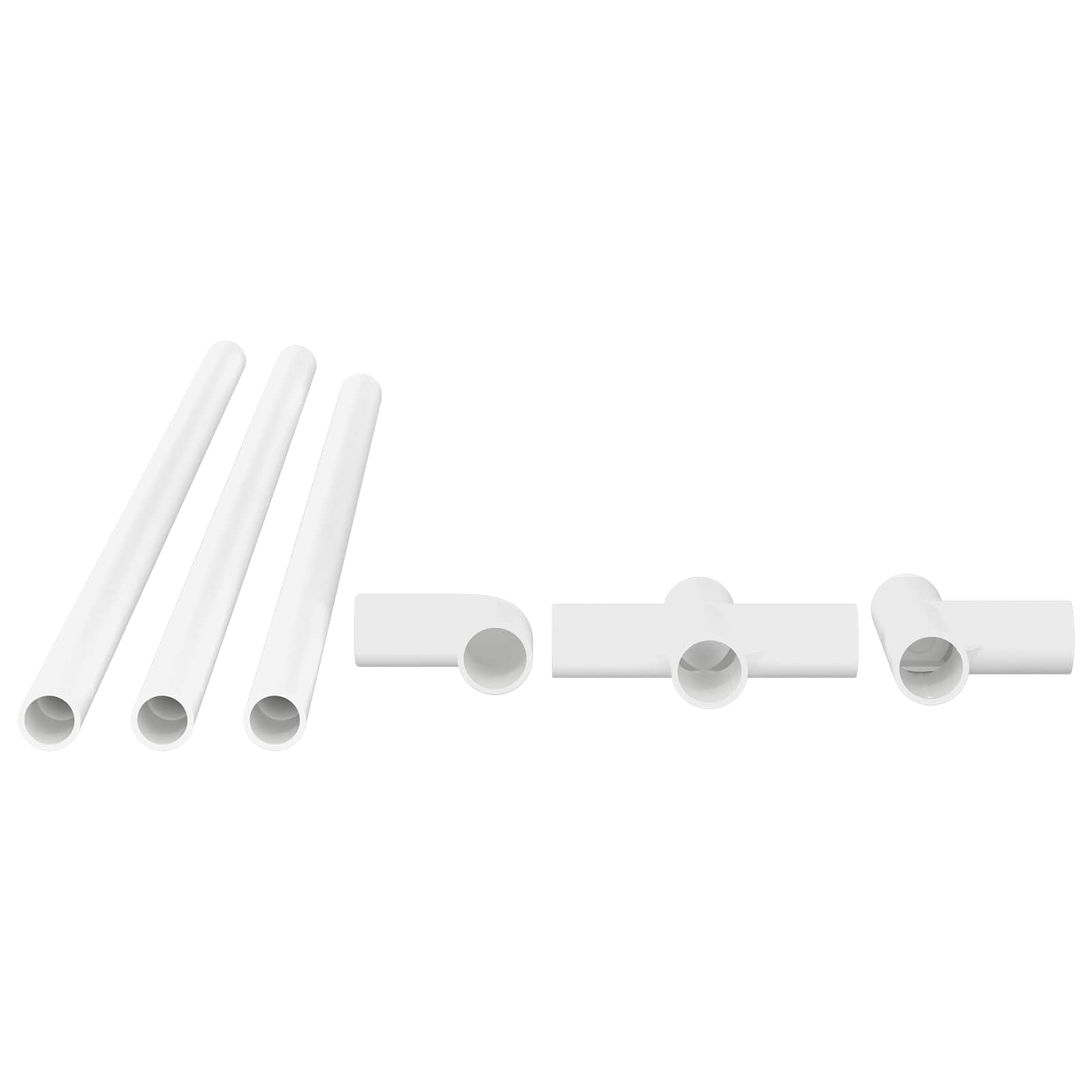 PVC Cijev 29 pcs Bijelo PP, PE