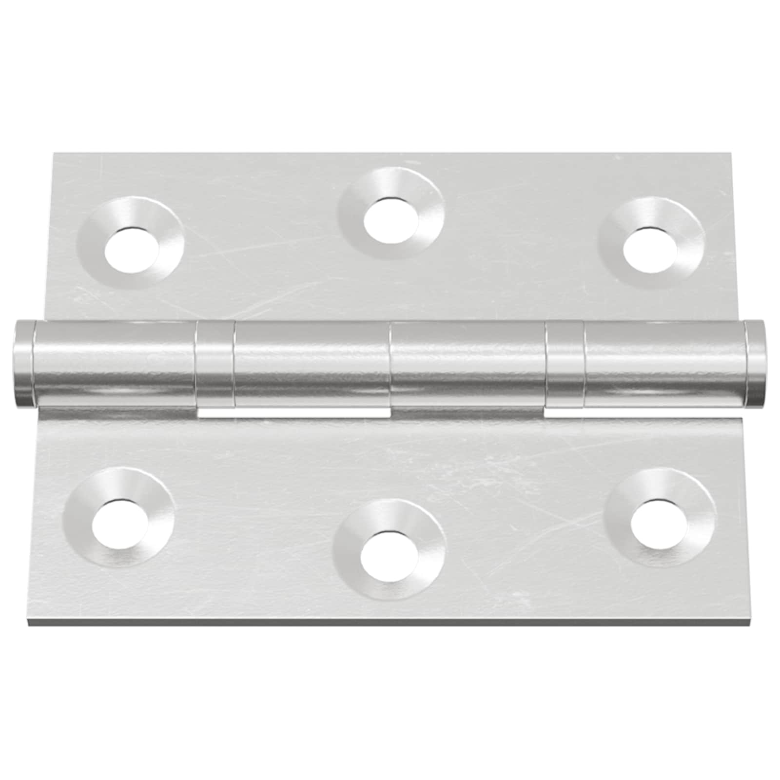 Šarka 2 pcs Srebrno 50 x 38 x 1,3 mm Čelik