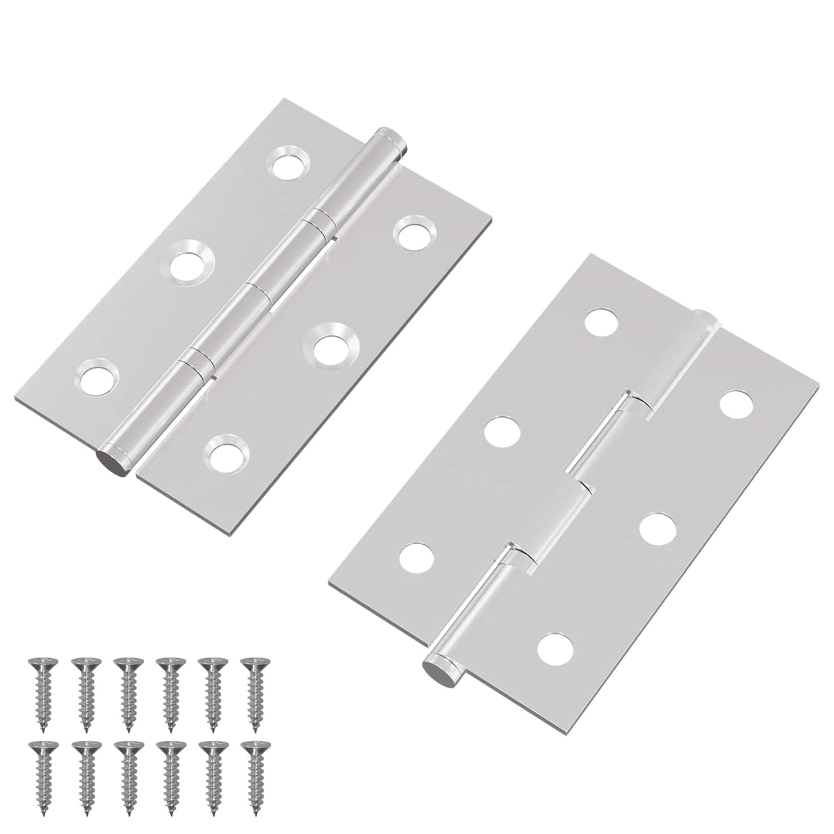Šarka Jednobojno 2 pcs Srebrno 58 x 35 x 1 mm Čelik