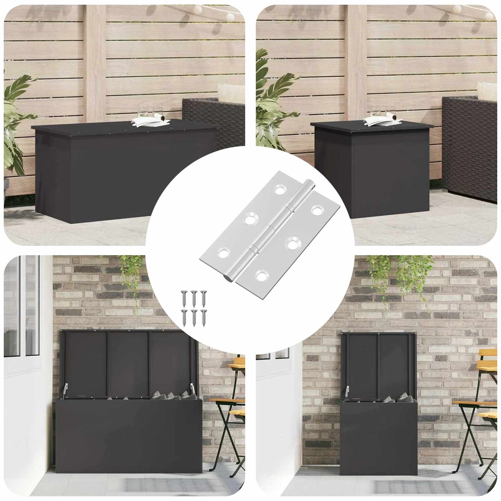 Šarka Jednobojno 12 pcs Srebrno 58 x 35 x 1 mm Čelik