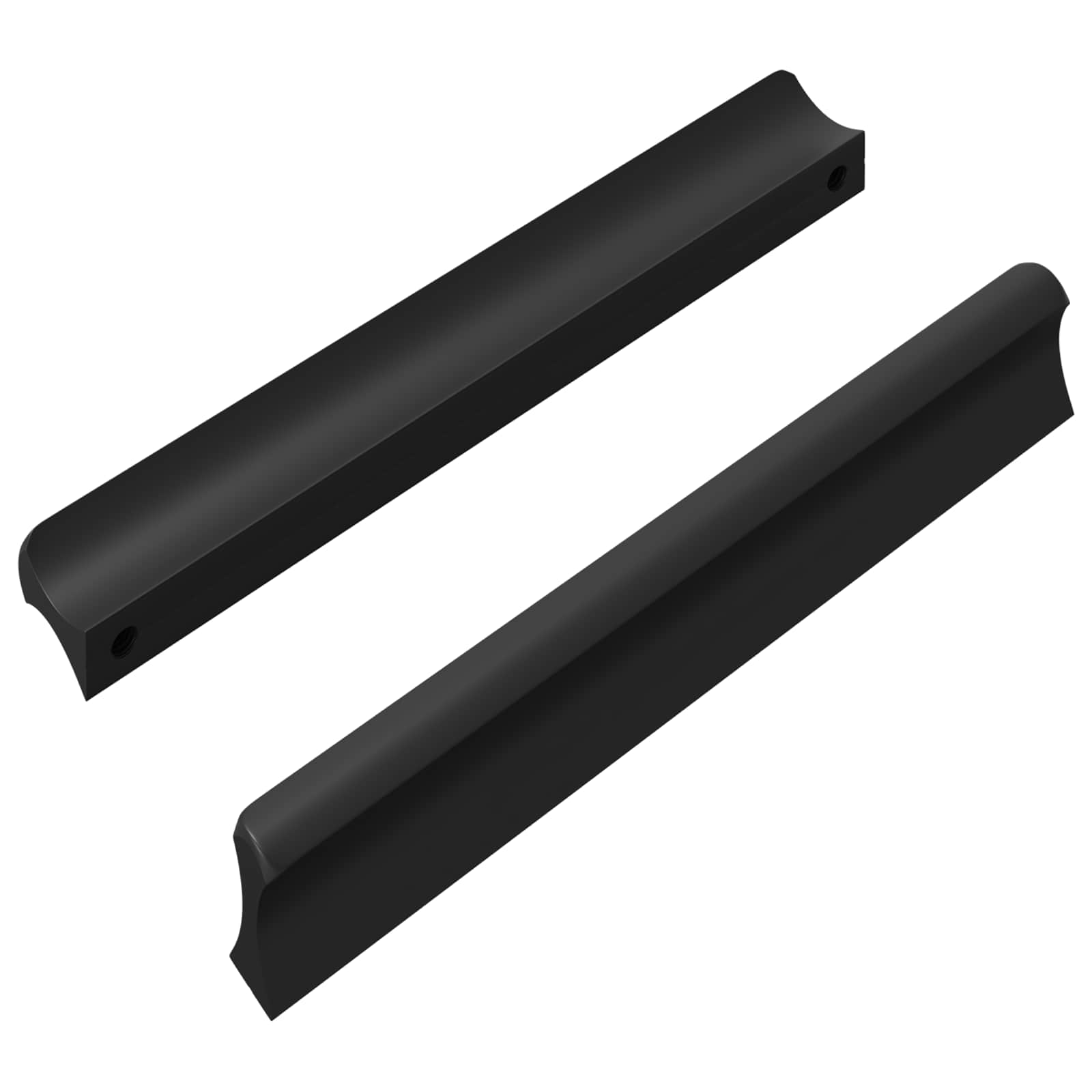 Drška 2 pcs Crna 106 x 7,4 x 15,5 mm Aluminij