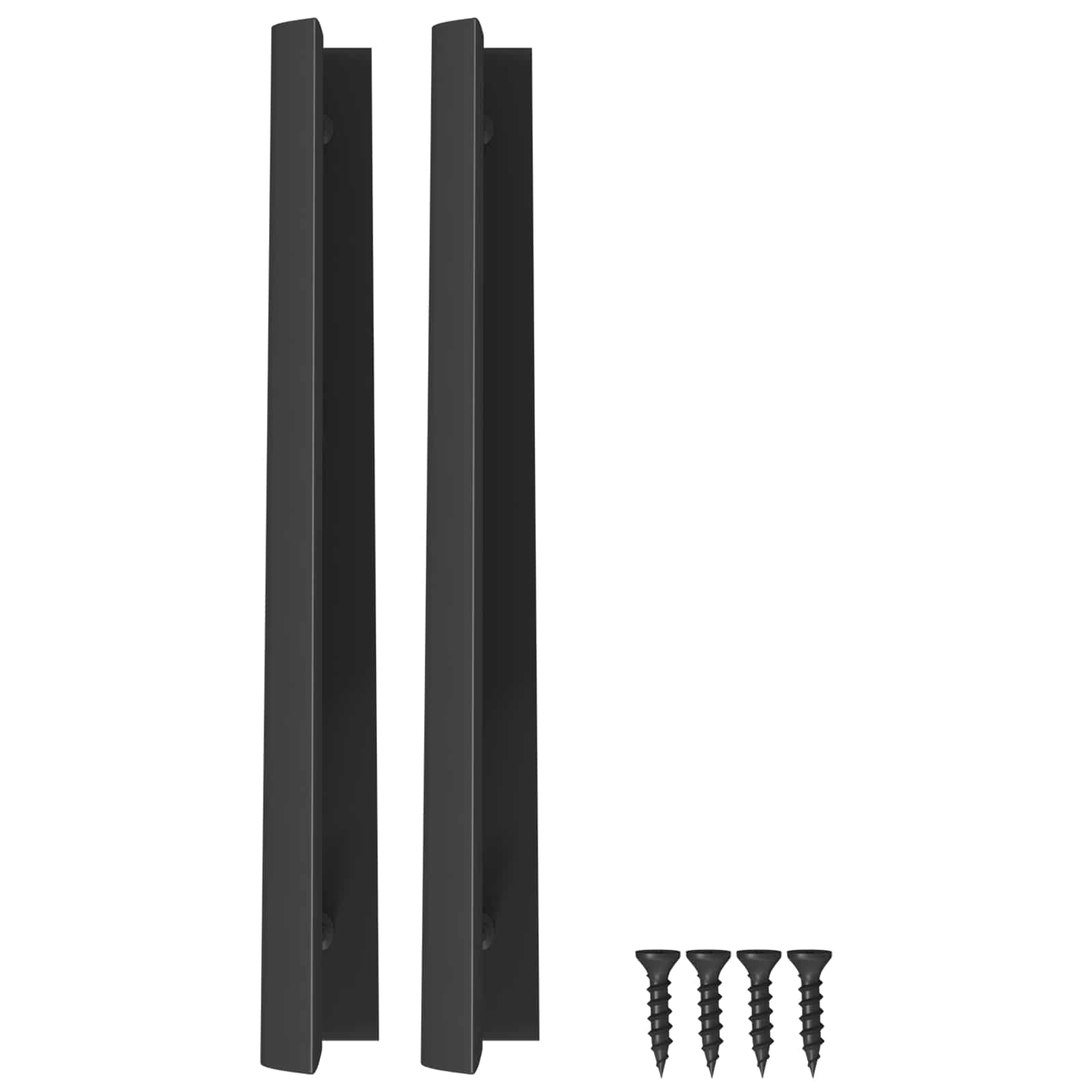 Drška 12 pcs Crna 120 x 39.6 x 17 mm Aluminij