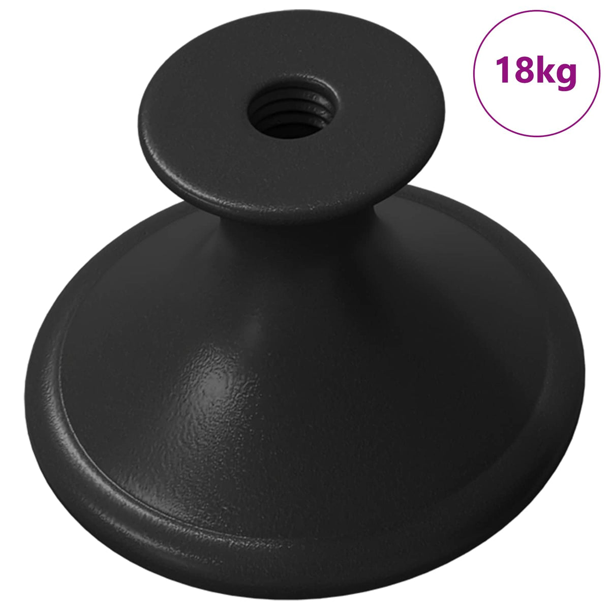 Drška 1461 pcs Crna Ø30 mm Aluminij