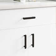 Drška za ormar 2 pcs Crna 121 x 16.6 x 28.3 mm Željezo