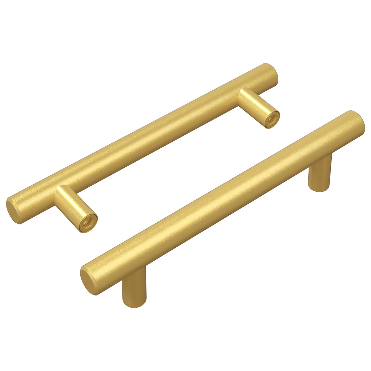 Drška za ormar 2 pcs Zlatno 150 mm Nehrđajući čelik