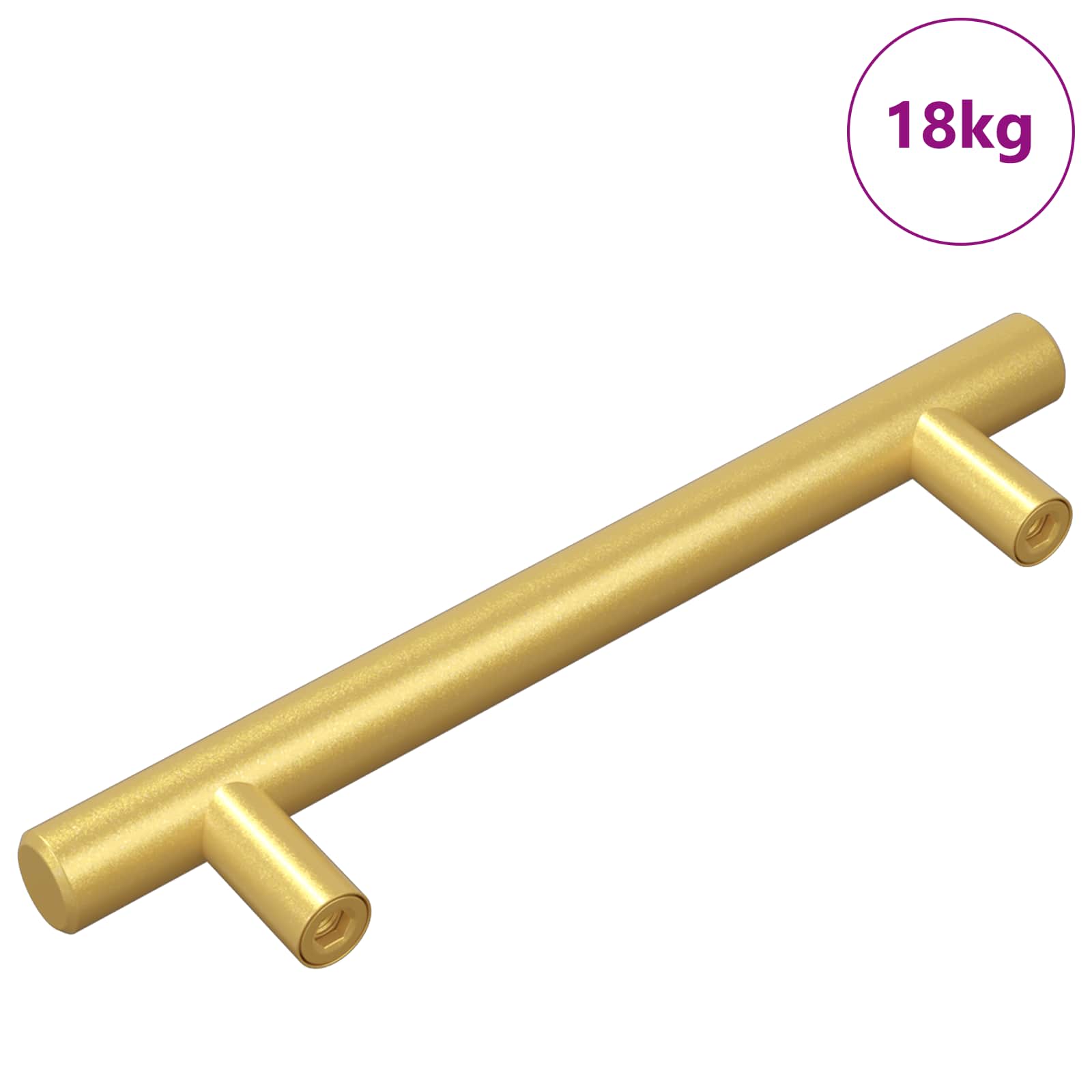 Drška za ormar 510 pcs Zlatno 150 mm Nehrđajući čelik