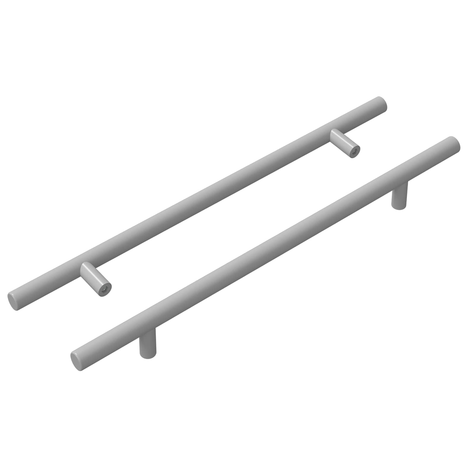 Drška za ormar 2 pcs Srebrno 300 mm Nehrđajući čelik