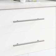 Drška za ormar 12 pcs Srebrno 300 mm Nehrđajući čelik