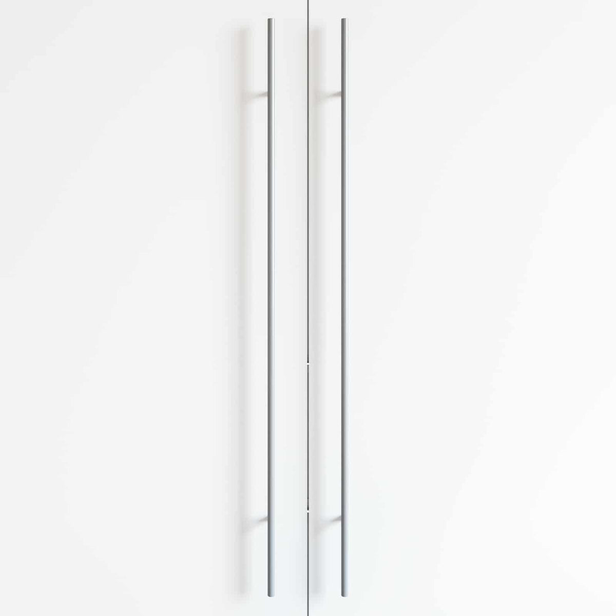 Drška za ormar 2 pcs Srebrno 900 mm Nehrđajući čelik