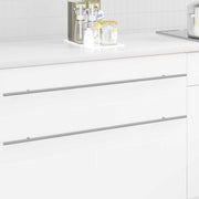 Drška za ormar 2 pcs Srebrno 900 mm Nehrđajući čelik