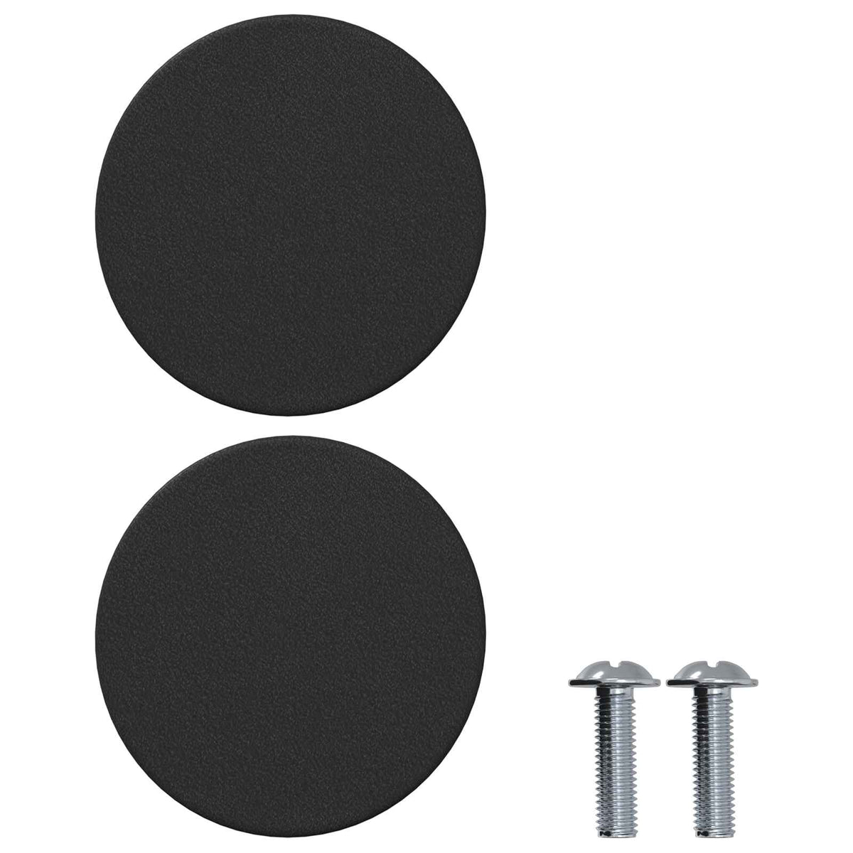Gumbi za kabinetska vrata 2 pcs Crna M4 x 12 mm Željezo
