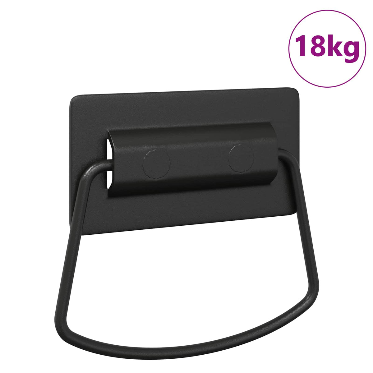 Ručke za ormariće Crna 85 x 45 mm Metal