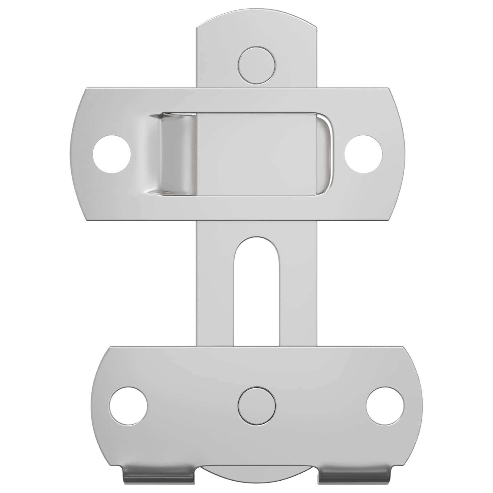 Zaključavanje vrata 2 pcs Srebrno 70 x 8 mm Čelik