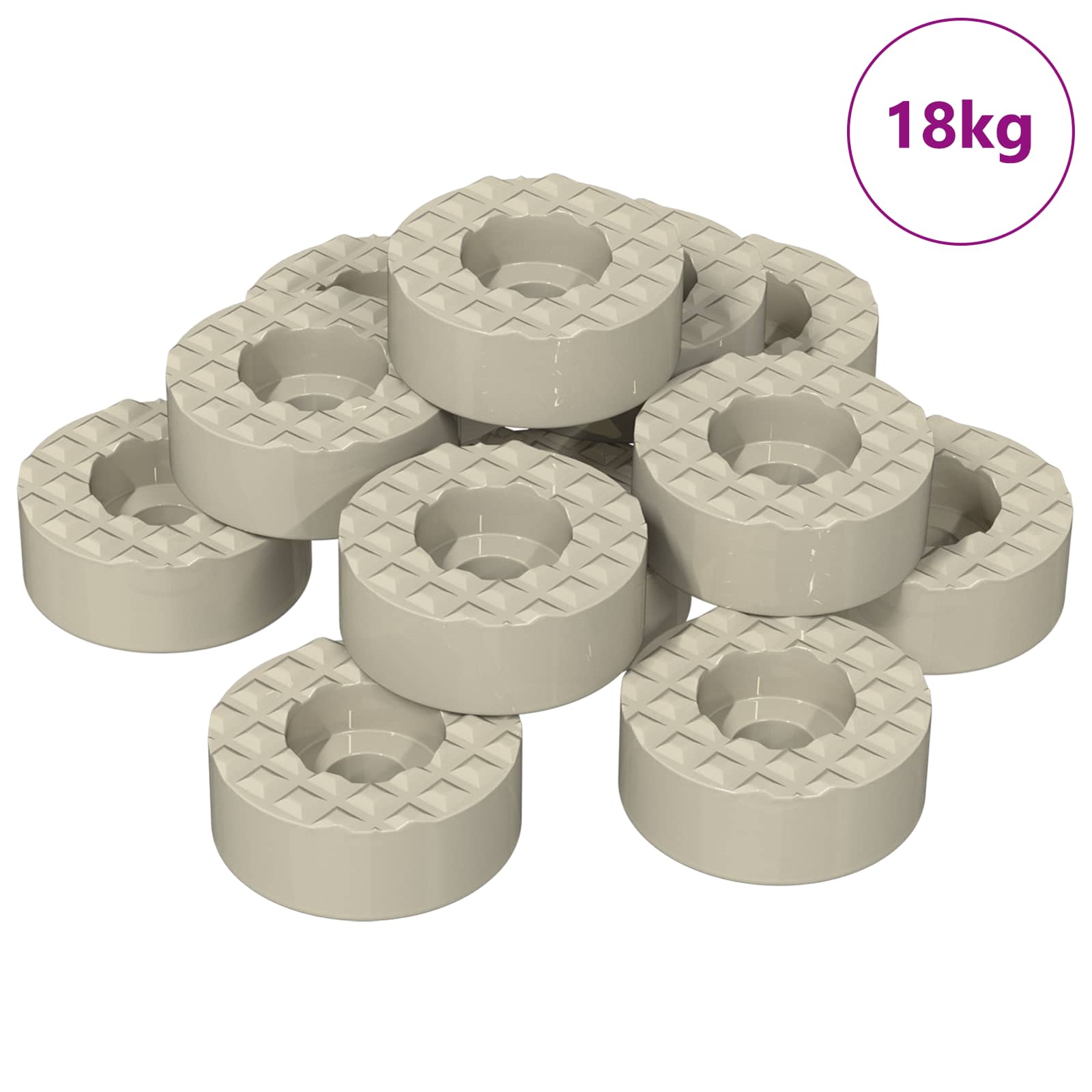 Zaštita noge stolice za pod 18000 pcs *Transparent*an PVC