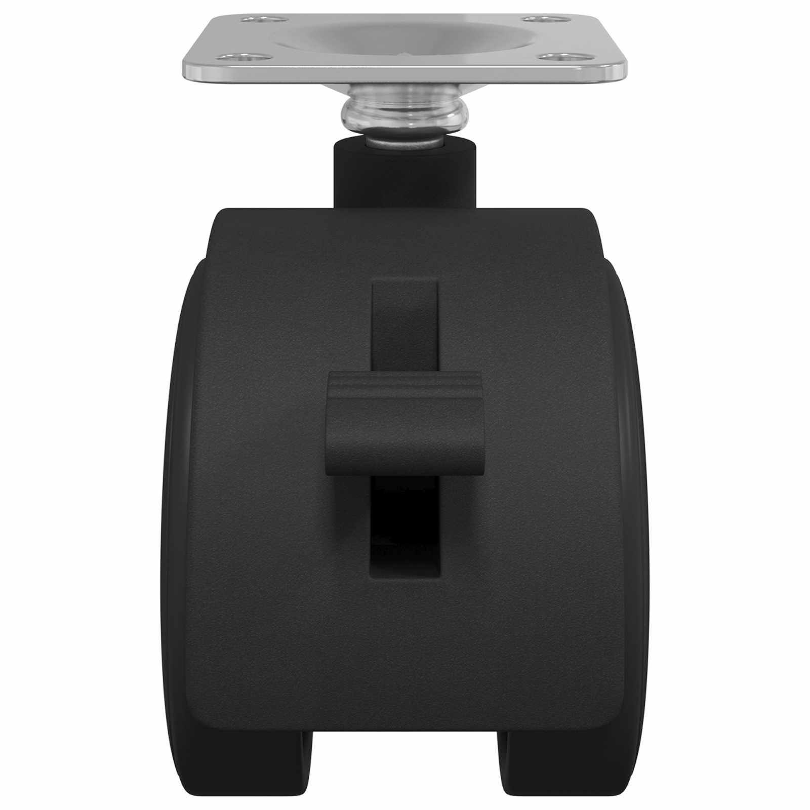 Kotač 2 pcs Crna 39,5 x 39,5 x 37,8 mm Čelik i polipropilen