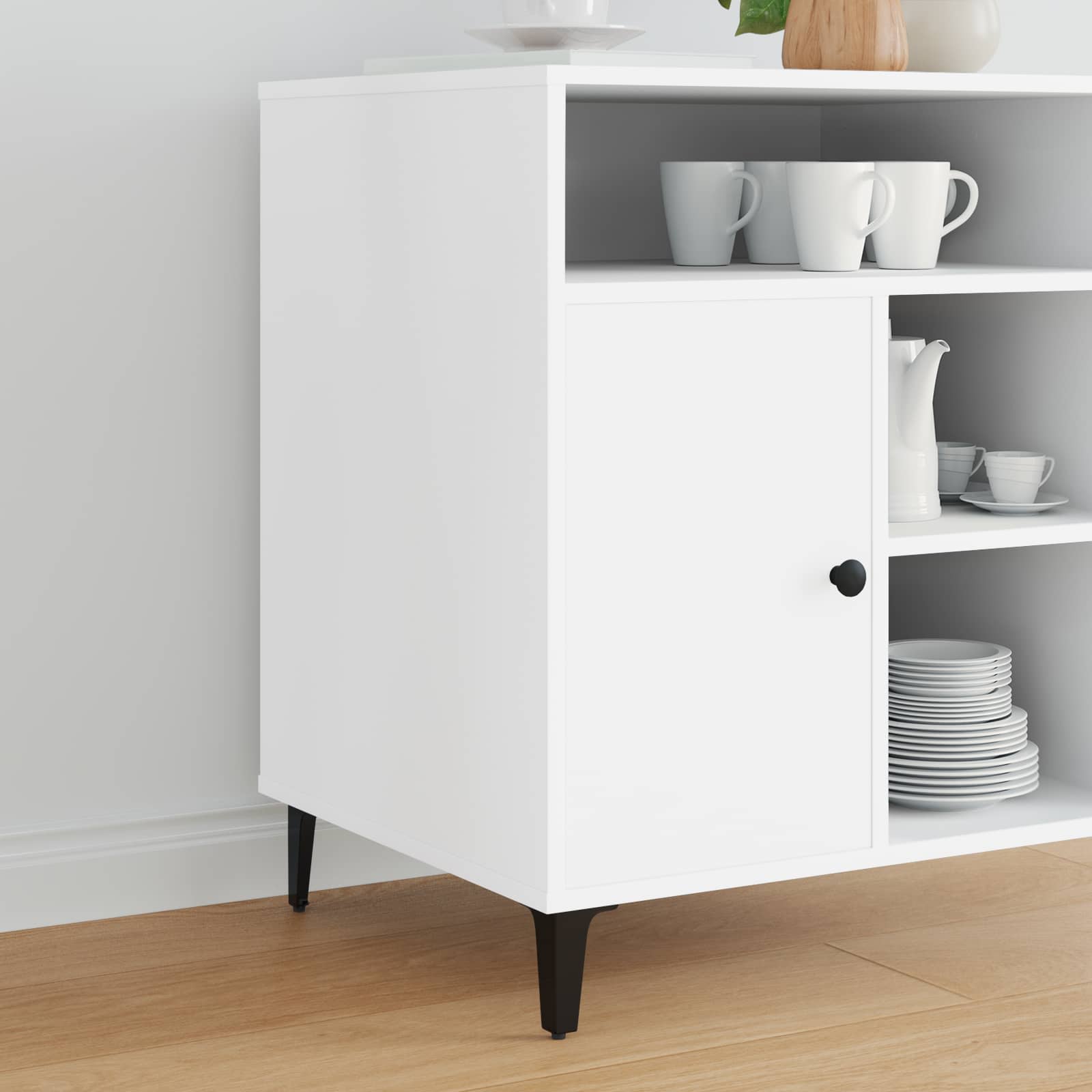 Noge namještaja 2 pcs Crna 54,1 x 54,1 x 100 mm Željezo