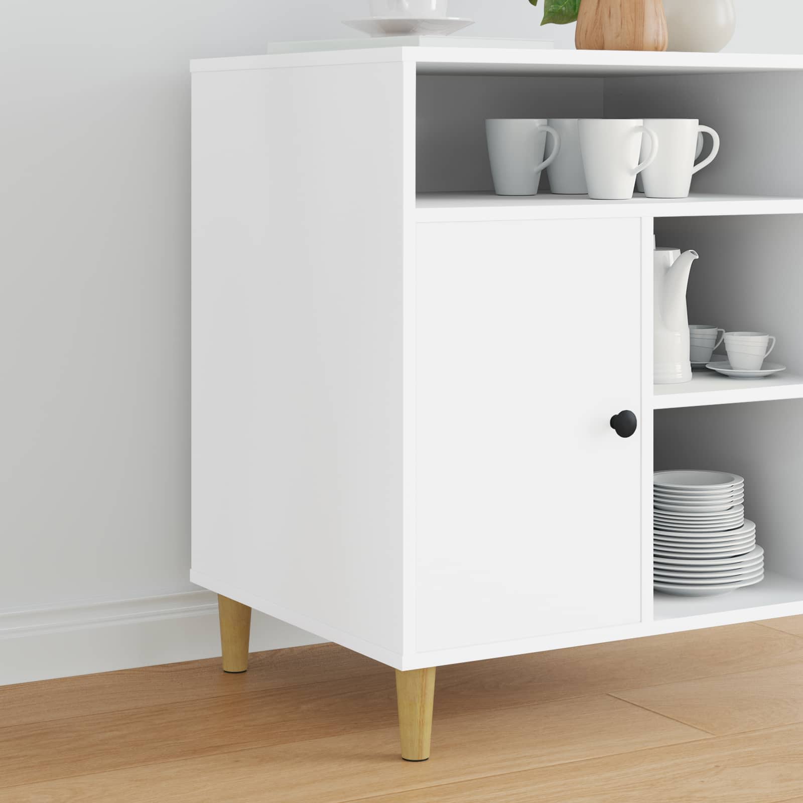 Noge namještaja 12 pcs Smeđa Ø 44 x 100 mm