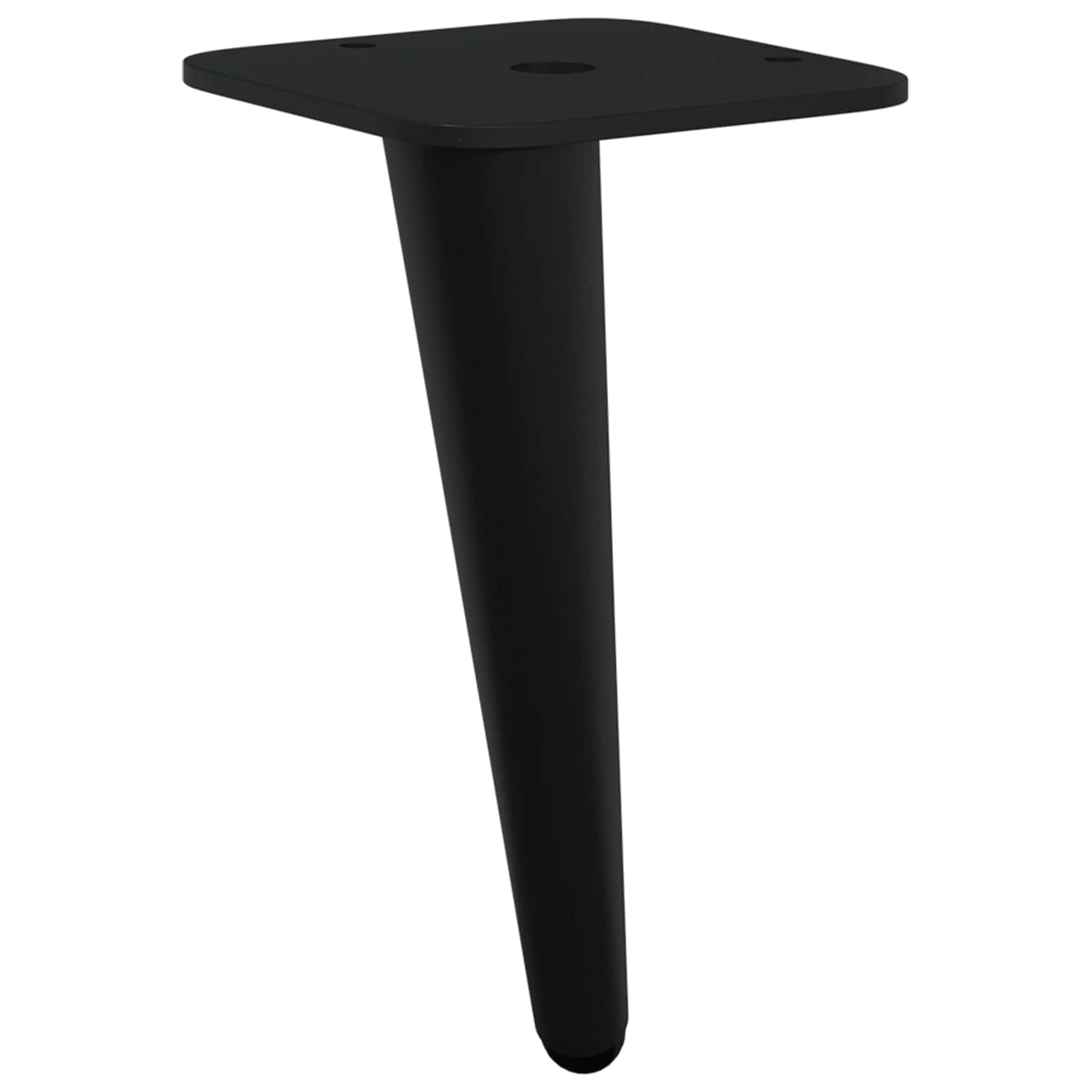 Noge za stajanje 2 pcs Crna 56 x 56 x 100 mm Željezo