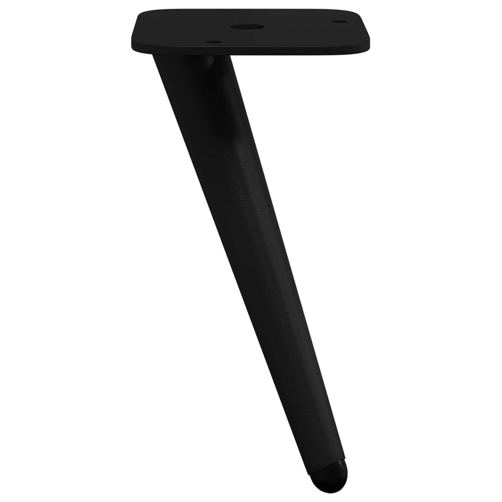 Noge za stajanje 2 pcs Crna 56 x 56 x 100 mm Željezo