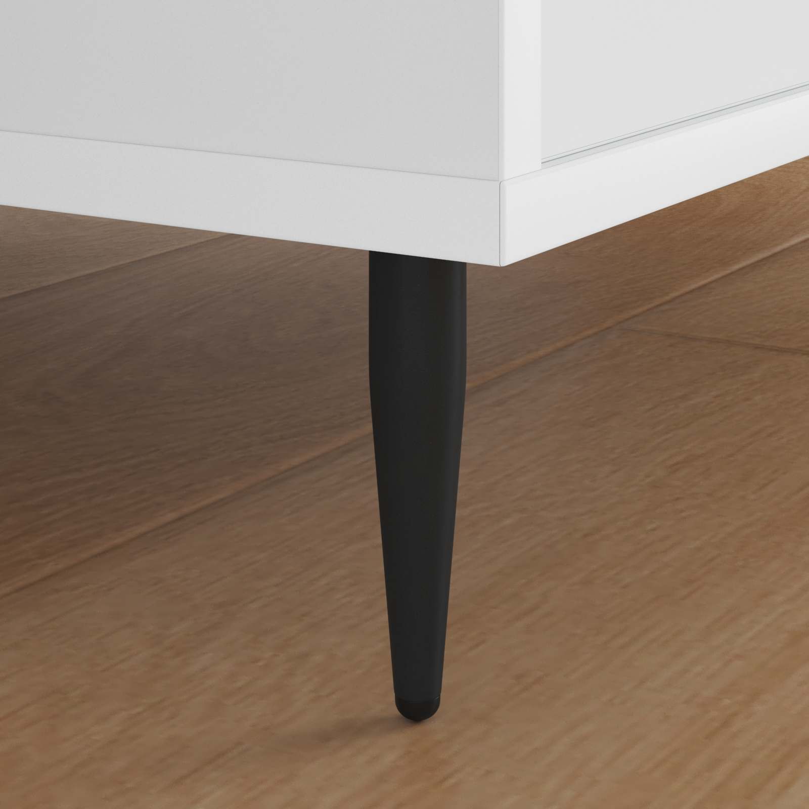 Noge namještaja 2 pcs Crna Ø 40 x 98 mm Željezo