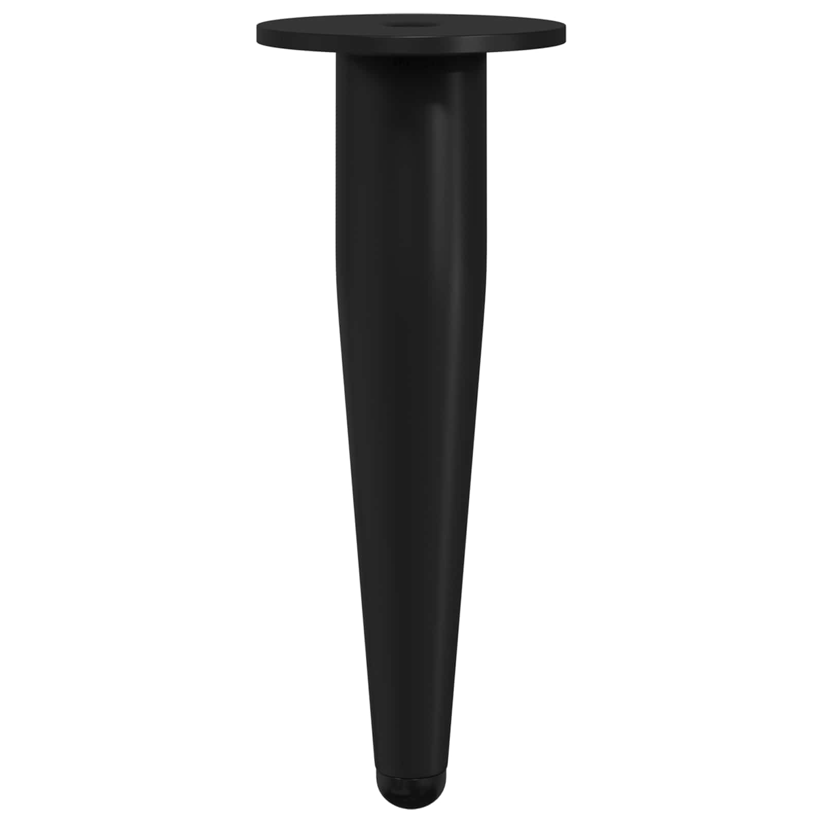 Noge namještaja 2 pcs Crna Ø 40 x 98 mm Željezo