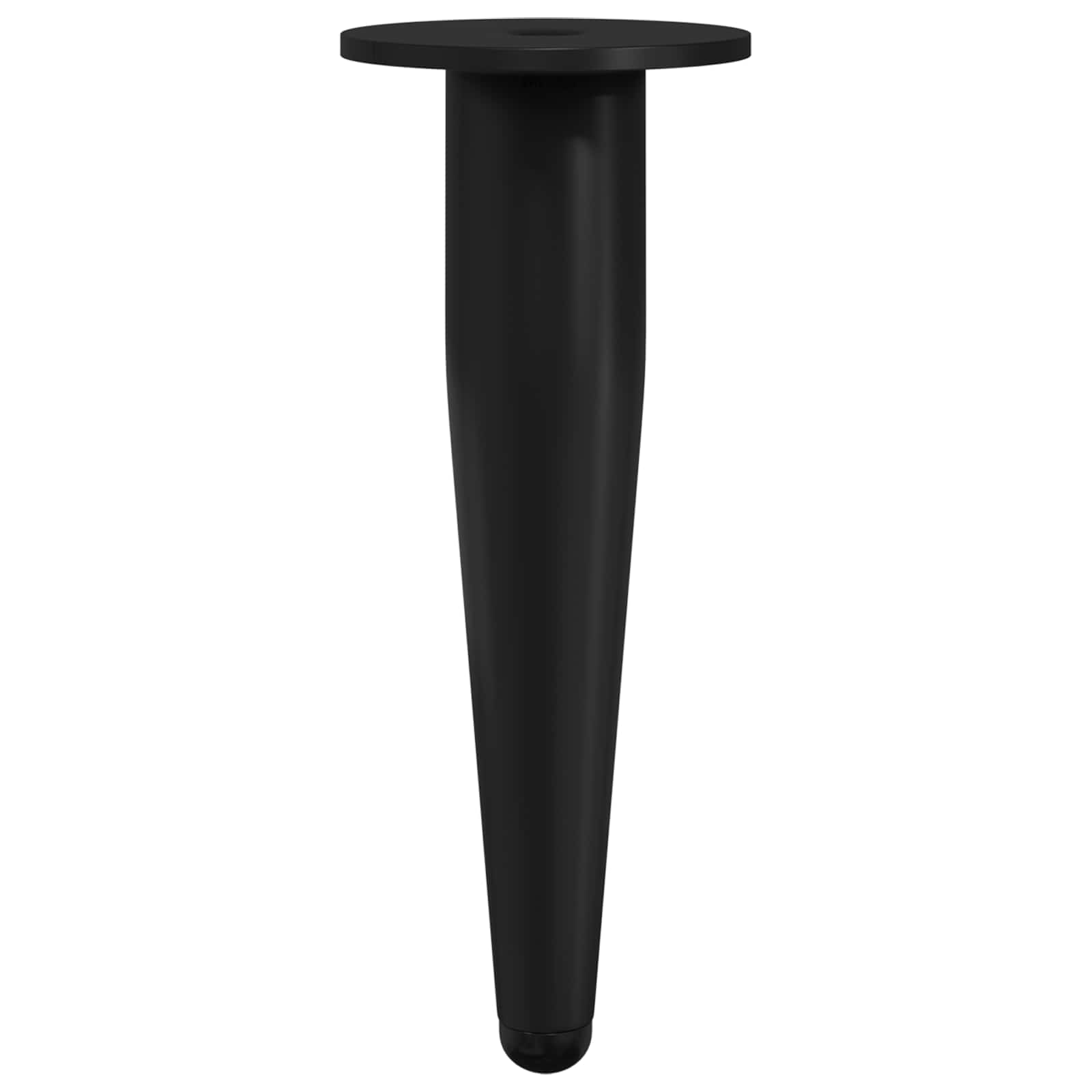 Noge namještaja 2 pcs Crna Ø 40 x 98 mm Željezo