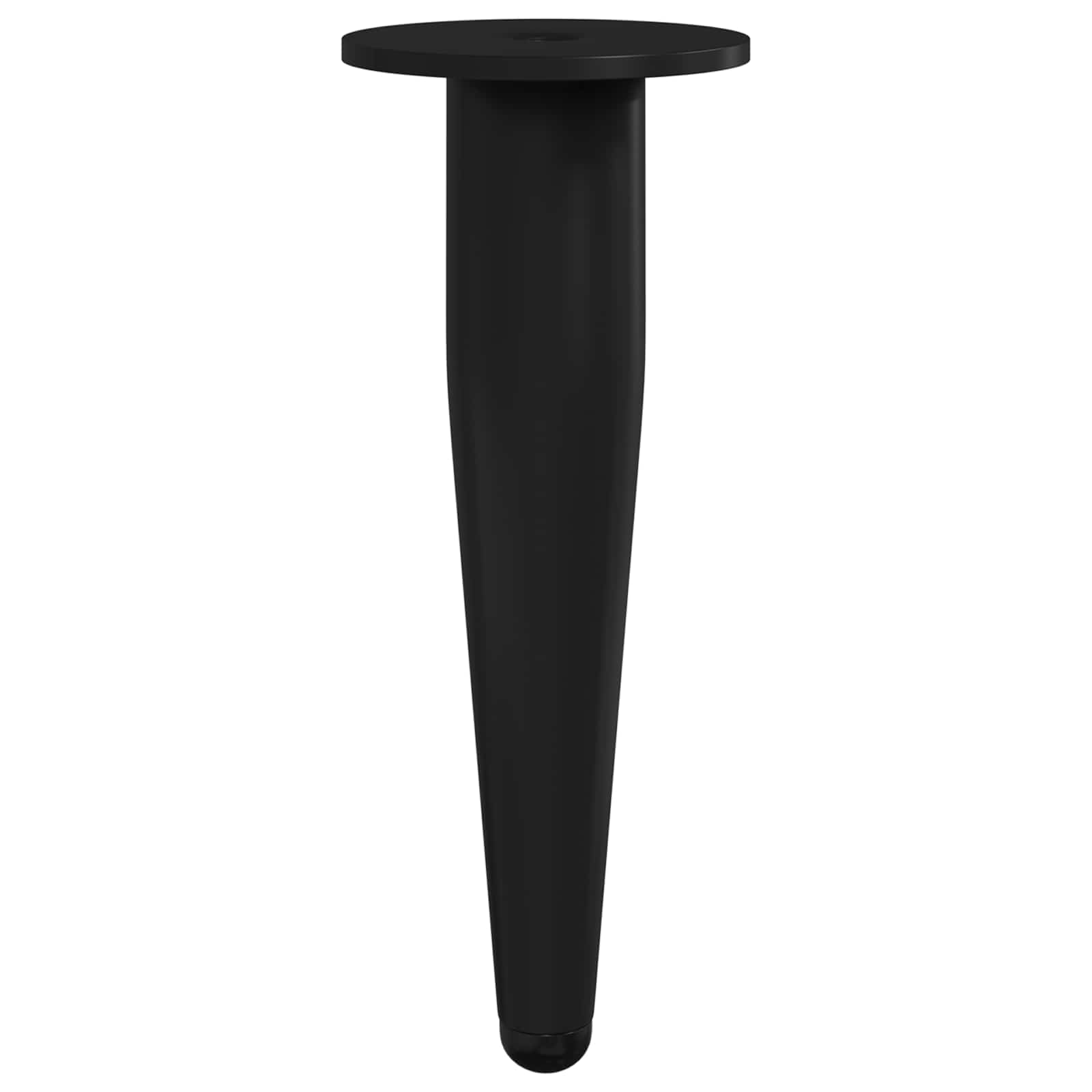Noge namještaja 2 pcs Crna Ø 40 x 98 mm Željezo