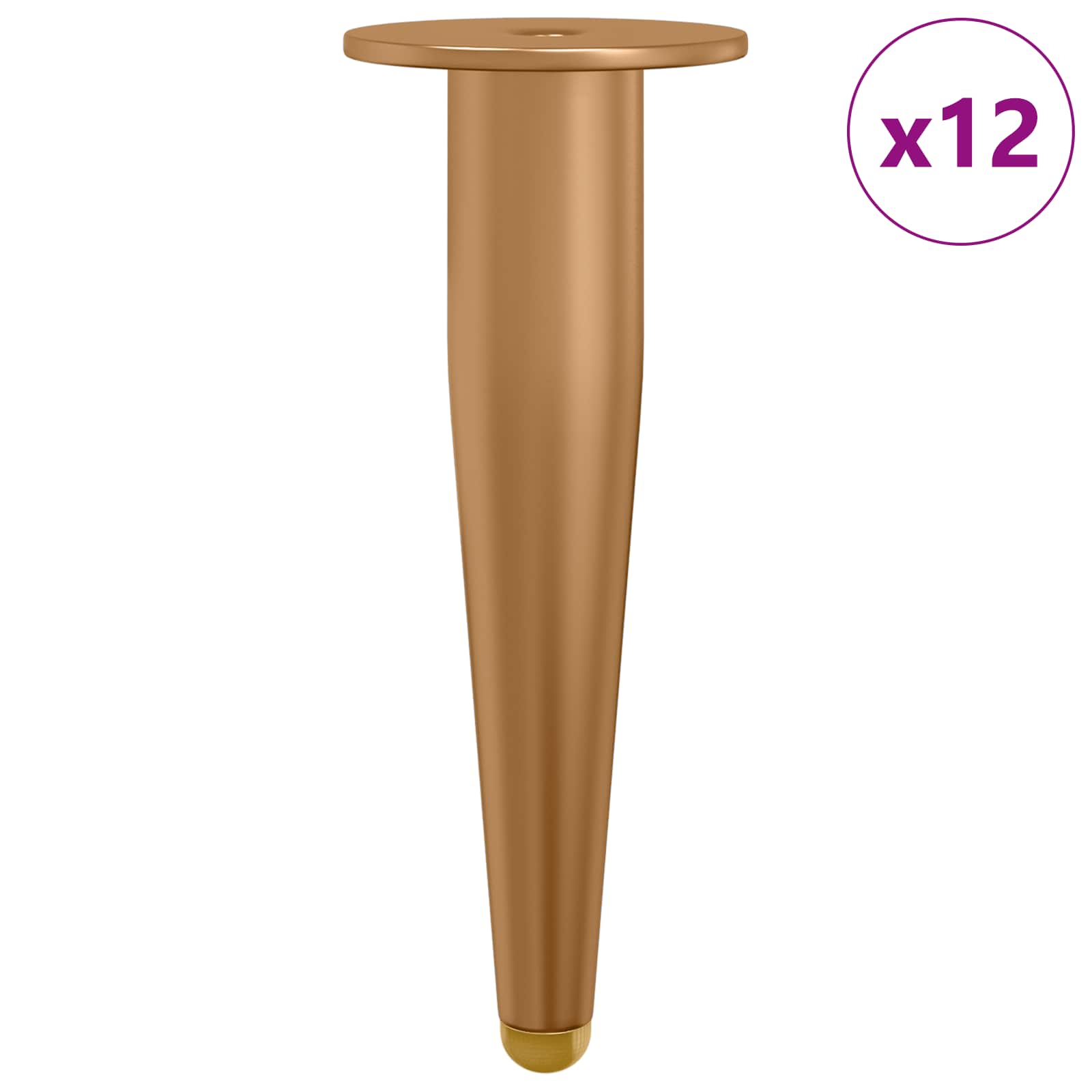 Stativne Noge 12 pcs Zlatno 98 x 40 mm Željezo
