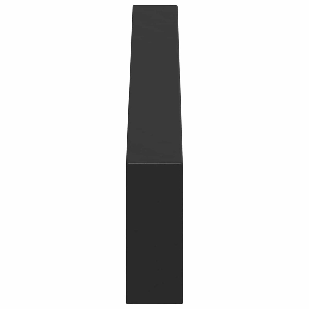 Noge namještaja 12 pcs Crna 481 x 40,5 x 100 mm Željezo