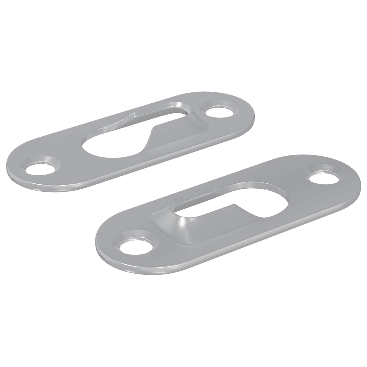 Vješalica s rupom 2 pcs Srebrno 45 x 16 x 3.5 mm Željezo