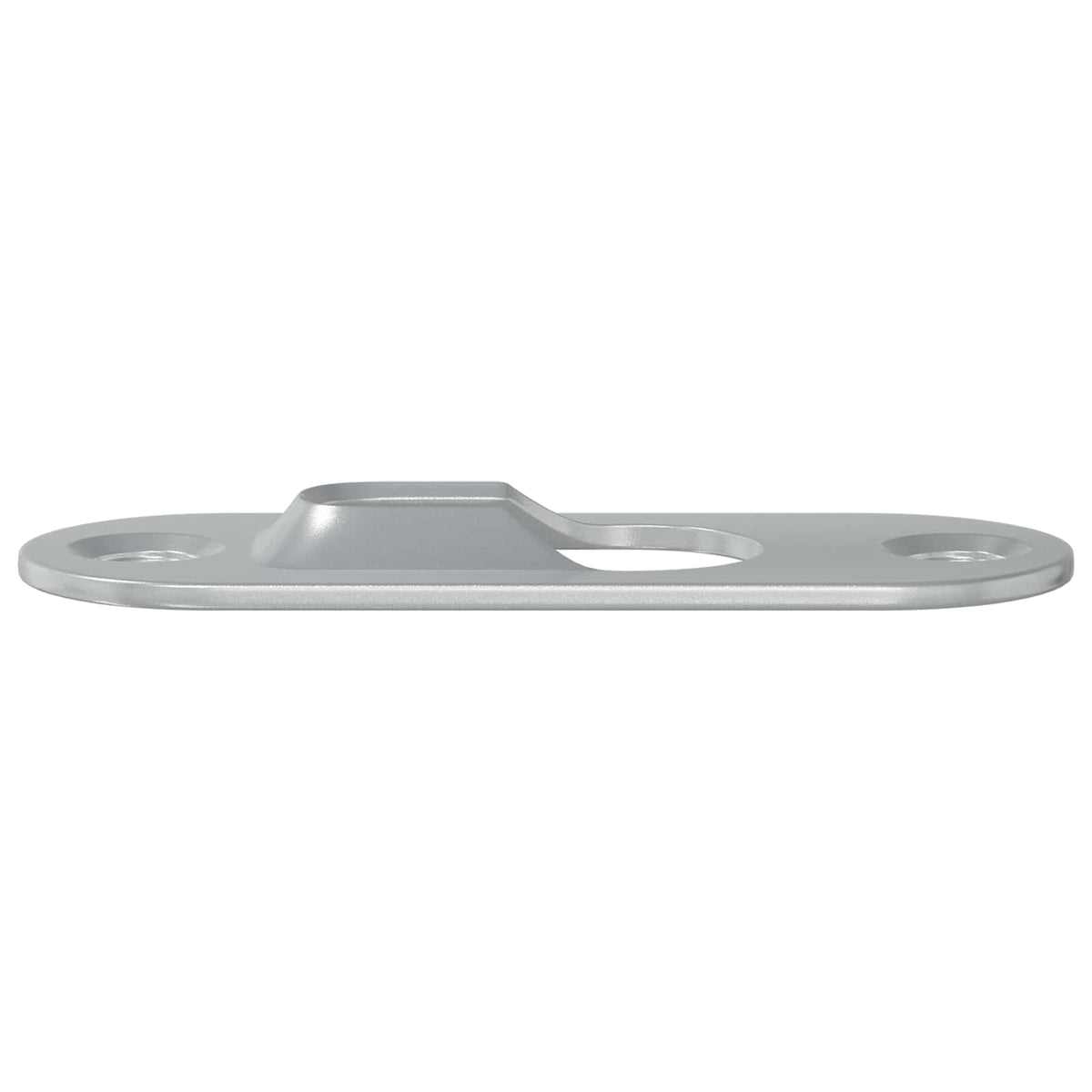 Vješalica s rupom 2 pcs Srebrno 45 x 16 x 3.5 mm Željezo