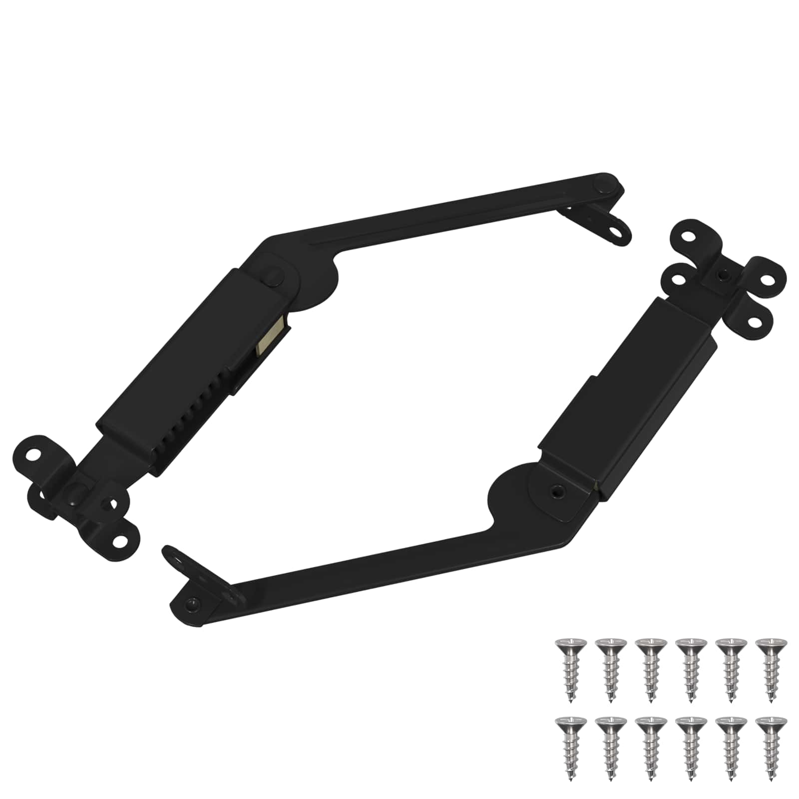 Šarka za podršku poklopcu 2 pcs Crna 192 x 32 x 50 mm Čelik