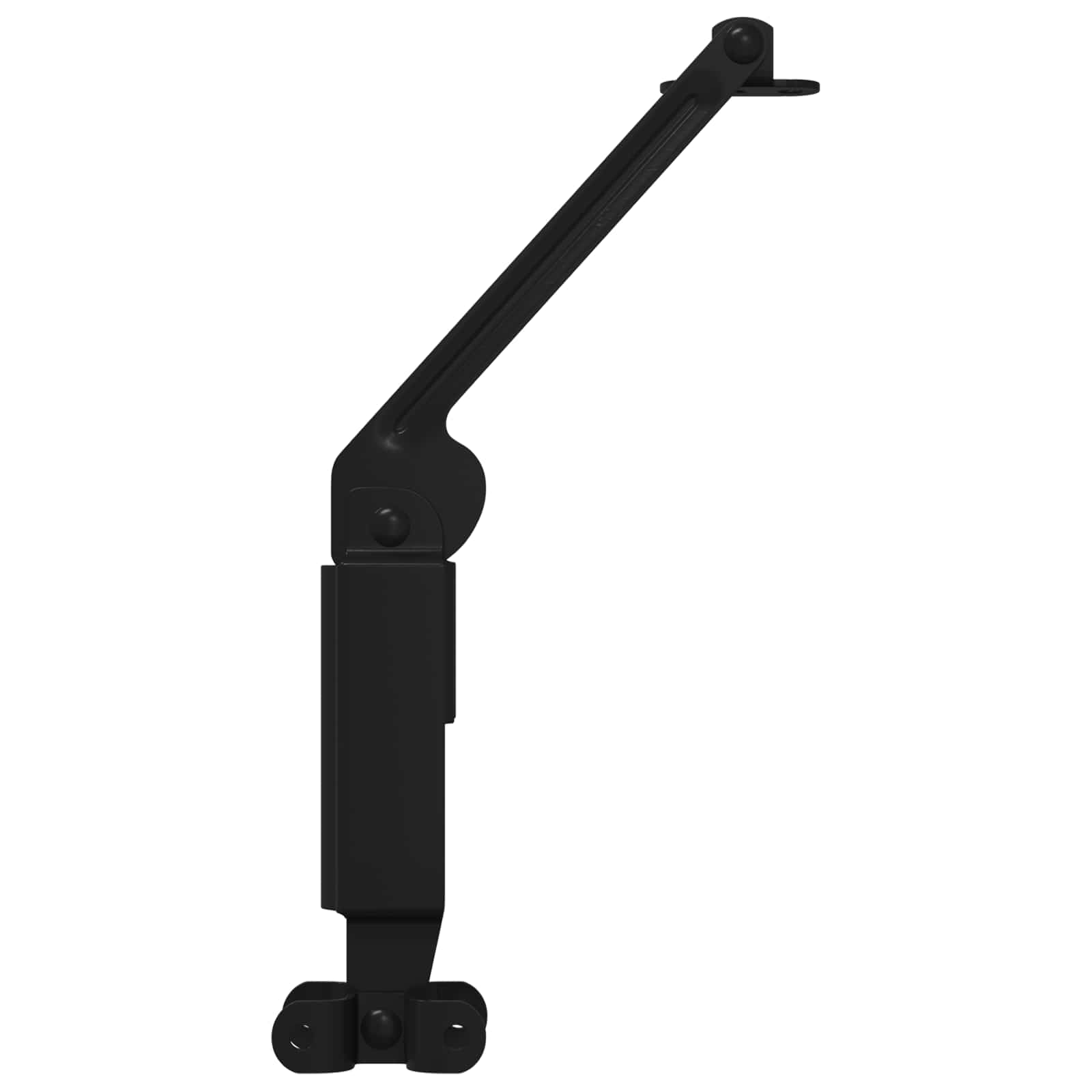 Šarka za podršku poklopcu 2 pcs Crna 192 x 32 x 50 mm Čelik