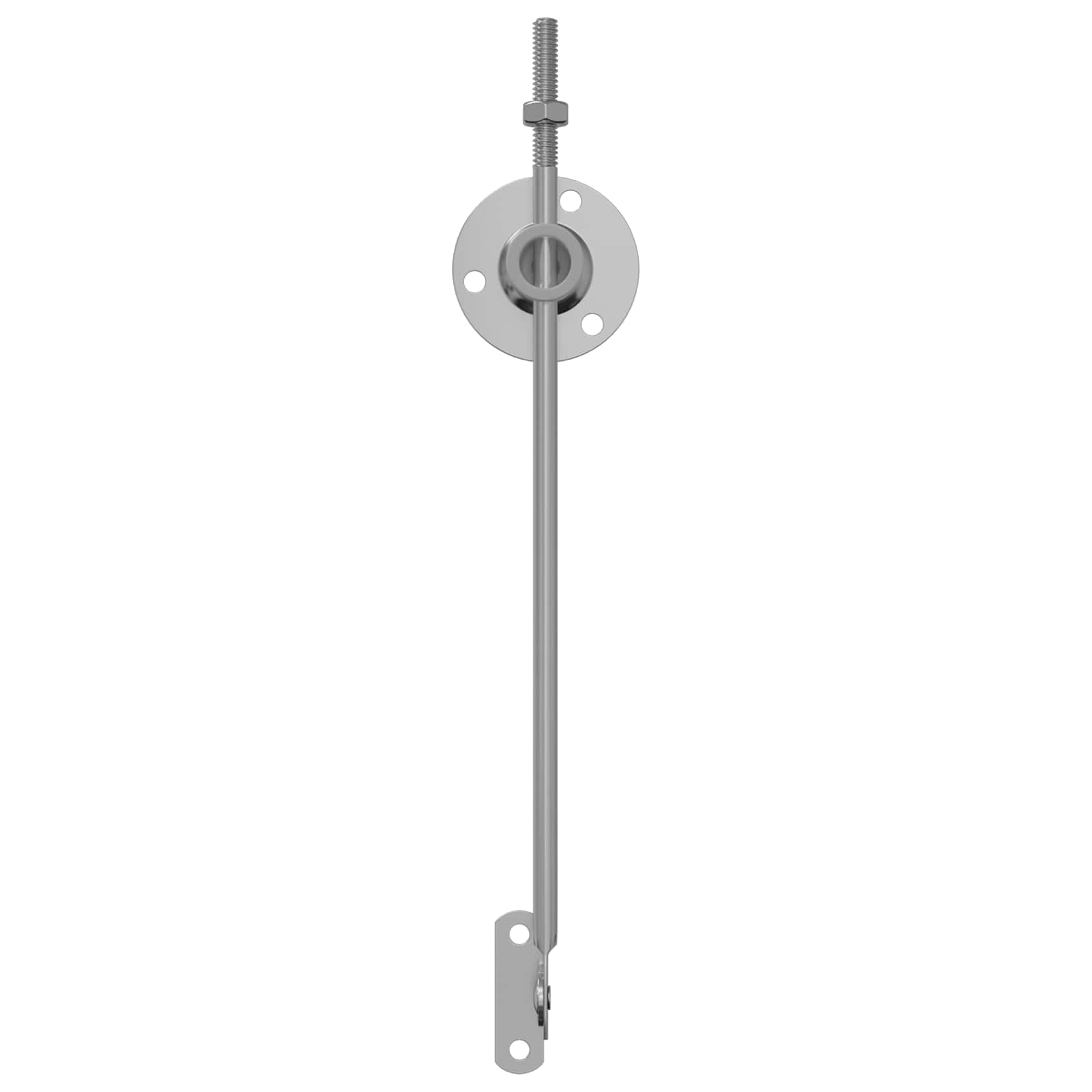 Šarka za podršku poklopcu 2 pcs Srebrno 194 x 36 x 18 mm