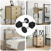 Furnirni nivelatori Podesiva 2 pcs Crna M6 PP
