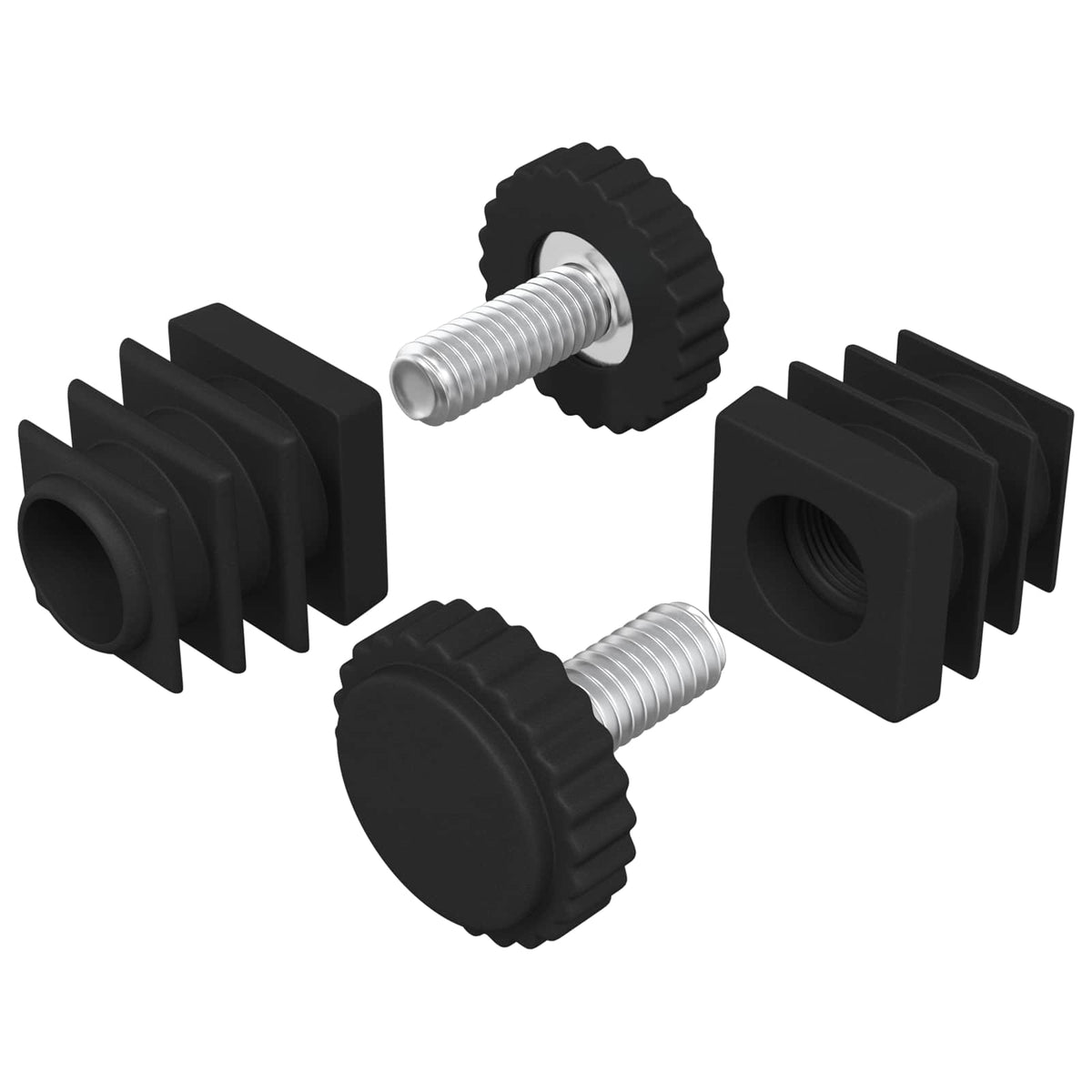 Furnirni nivelatori Podesiva 2 pcs Crna M6 PP