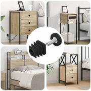 Furnirni nivelatori Podesiva 12 pcs Crna M6 PP