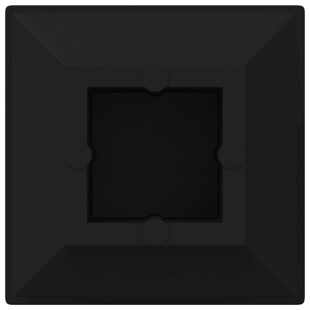 Završne kapice 10909 pcs Crna 15 x 15 x 15 mm PP