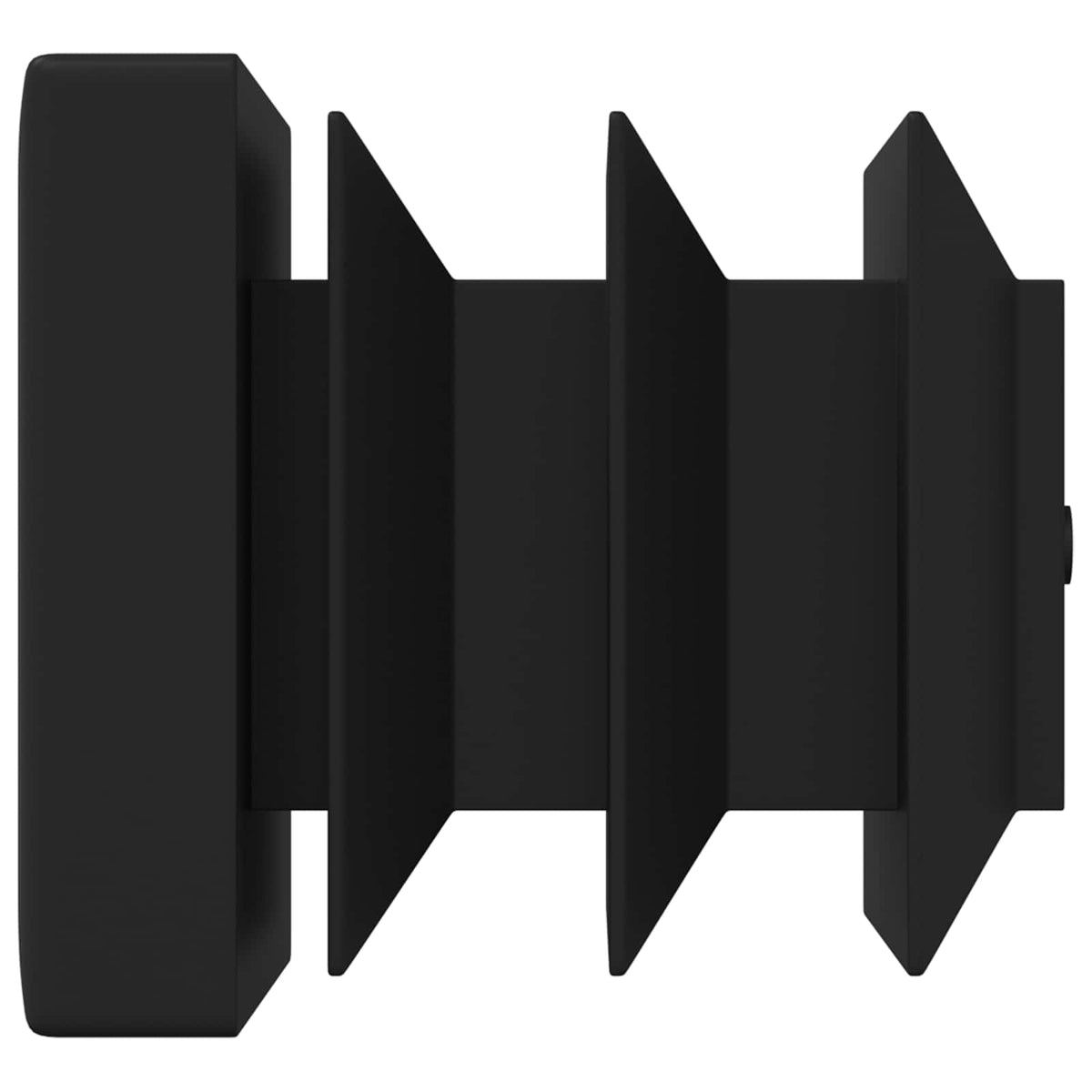 Završne kapice 10909 pcs Crna 15 x 15 x 15 mm PP