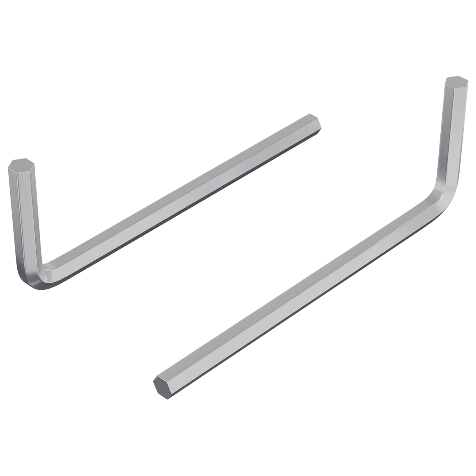 Hex ključ 2 pcs Srebrno 20 x 52 mm Čelik