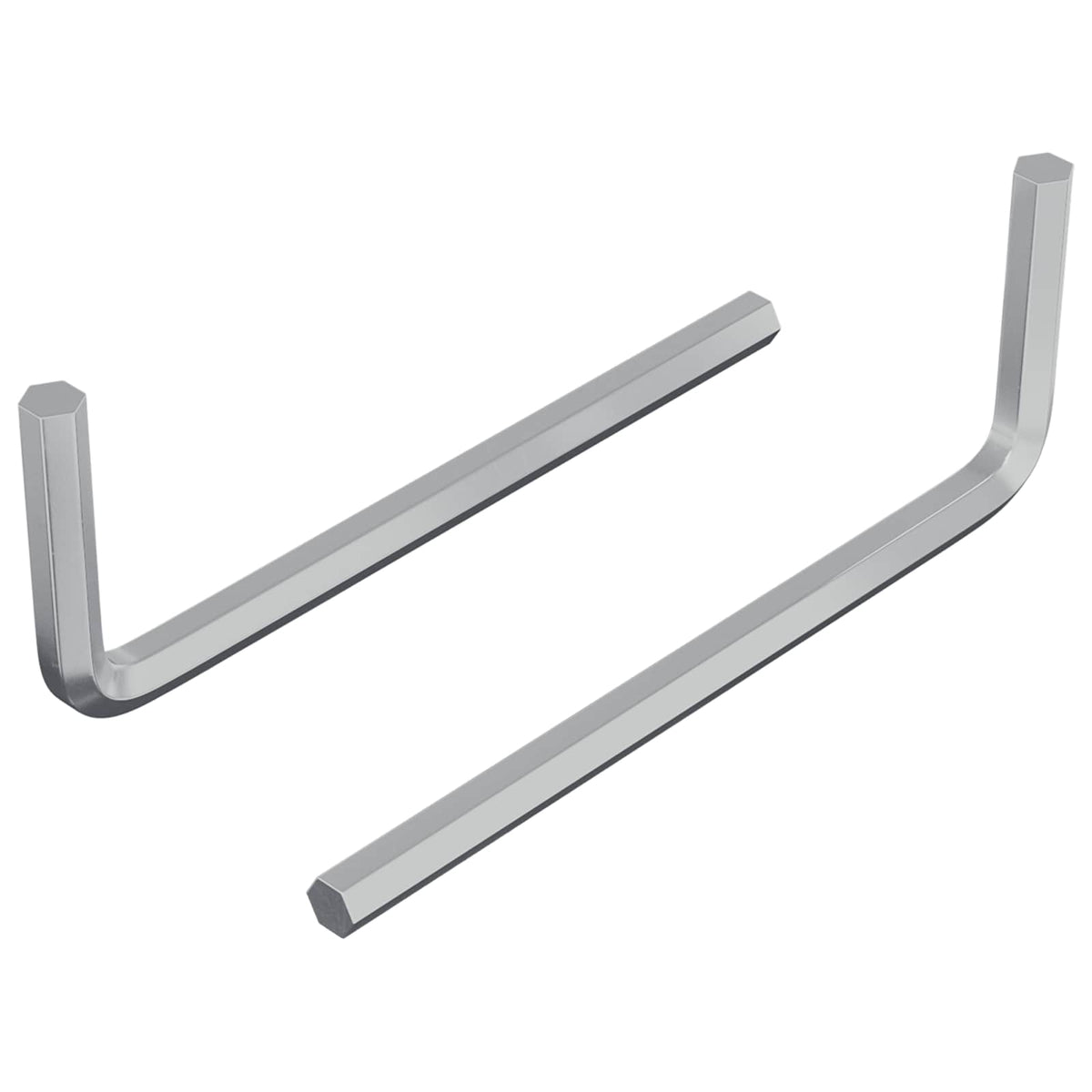 Hex ključ 2 pcs Srebrno 22 x 66 mm Čelik