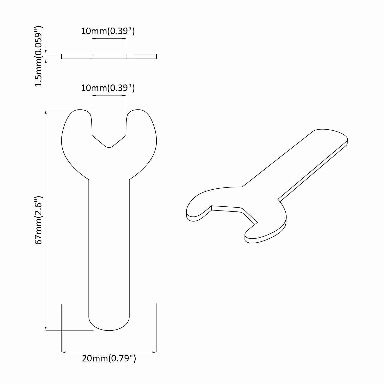 Odvijač 2027 pcs Srebrno 10 mm Željezo