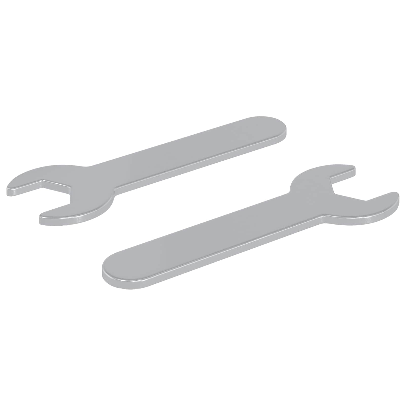 Odvijač 2 pcs Srebrno 13 mm Željezo