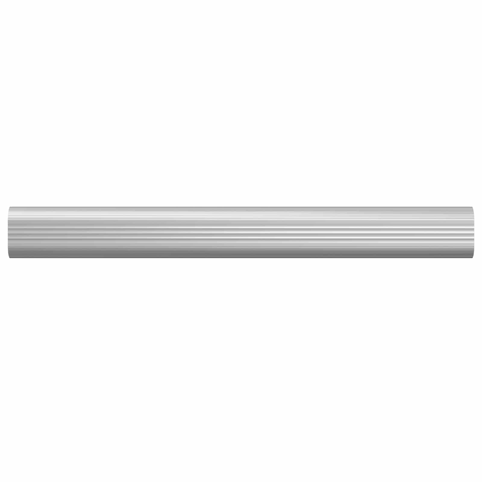 Cijev za ormar 12 pcs Srebrno 264 x 15 x 29 mm